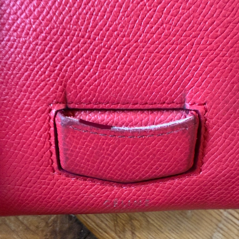Celine Red Leather Women's Wallet - Picture 8 of 9
